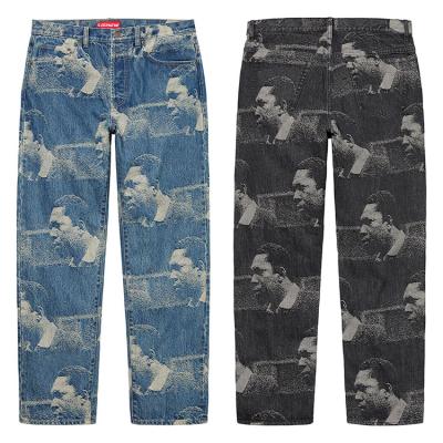 China DiZNEW OEM Summer Denim Sustainable Lightweight Jacquard Woven Jeans for sale