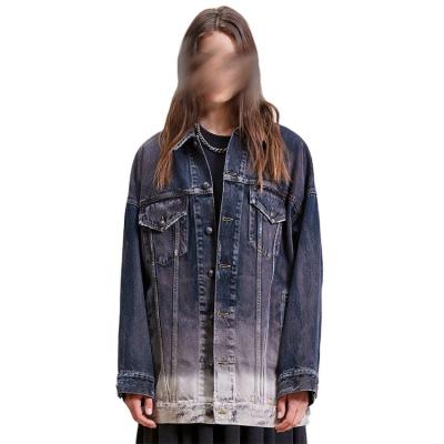 China DiZNEW 2021 Waterproof Custom Whitewash Ladies Woman Long Lattice Denim Jacket for sale