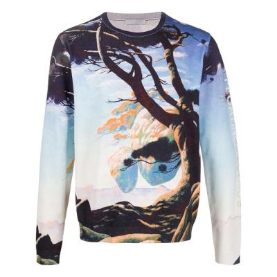 China DiZNEW OEM/ODM 100%Polyester/Cotton Anti-Wrinkle Full Printed Knit Ugly Top Digital Printing Sweater for sale