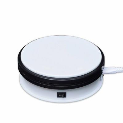 China 360Â ° Fotoconic 15cm 20KG 3D Rotating White Electric Turntable 360 ​​Degree Display Stand Base for Panoramic Shooting Photography 220V for sale