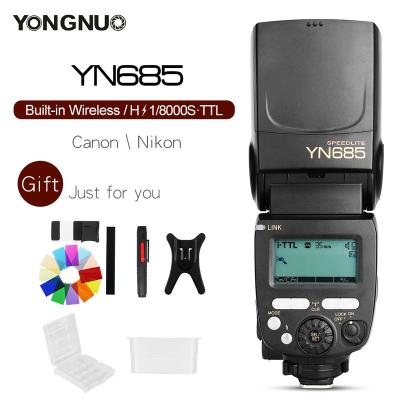 China Photo Shooting YONGNUO YN685 YN685C YN685N HSS TTL iTTL 2.4G Speedlite Wireless Flash Support YN560IV YN560-TX RF605 RF603 II for sale