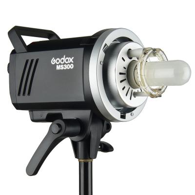 China Convenient to install Godox MS200 200W MS300 300W 2.4G Built-in Wireless Receiver Lightweight Compact and Durable Bowens Mount Studio Flash for sale