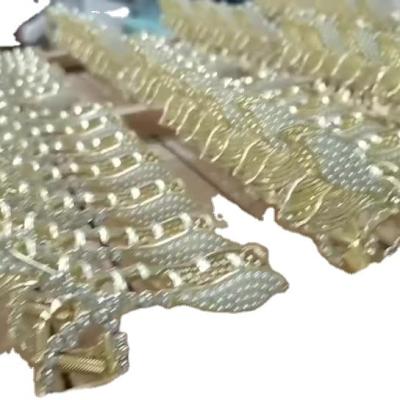 China Wholesale Fashion Packing Women Shape Rhinestone Pearls Hair Clip Alloy Metal Double Hollow Fish Tail Hair Claw Clips for sale