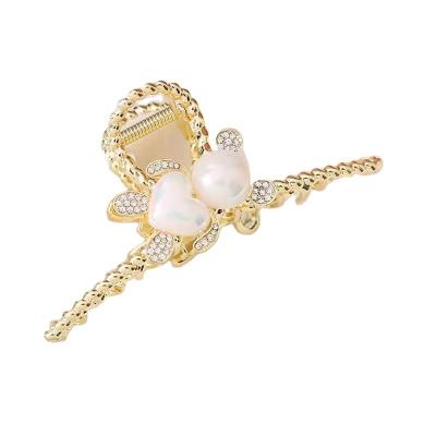 China Fashion Simple Retro Girls Giant Panda Alloy Hair Claws Horsetail Hairpin Cute Bear Grabs Hair Accessories for sale