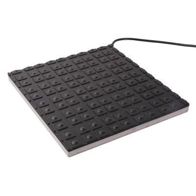 China PRESSURE SENSOR TUV CE Certification 750*1000mm Rubber Electric Safety Mat for sale