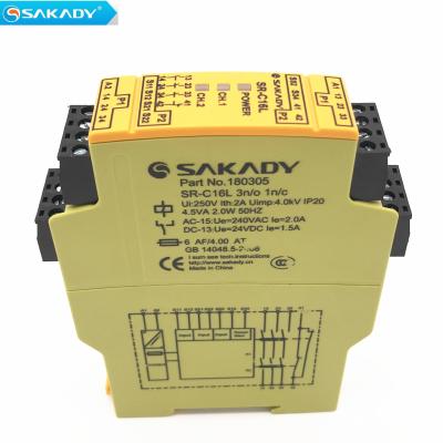 China Factory Price 24VDC 3n/o 1n/c Safety Sealed Relay for sale