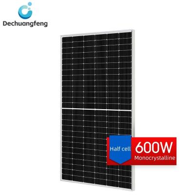 China Rooftop Solar Power System DCF Solar Panels For Business Power Generation Solar Power Panels 600W 580W 590W Thin Film Solar Panel for sale