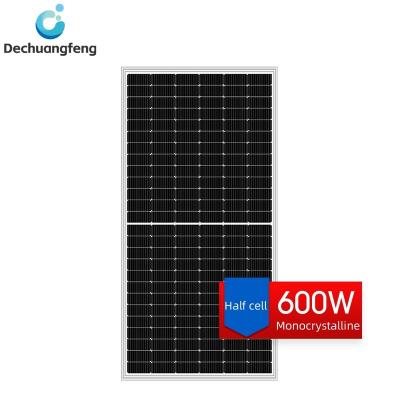 China Solar Power System DCF Monocrystalline Solar Panels 600W 590W 580W 595W For Solar Power Systems With High Energy Efficiency for sale