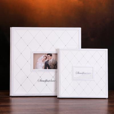 China New Style Elegant And Eco-friendly 10x10 Wedding Photo Albums 15x15 Eco-friendly UV Varnishing Foto Wedding Photo Album for sale