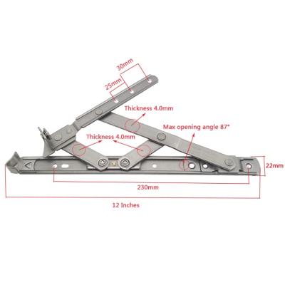 China Factory Wholesale Durable Adjustable Casement Window Friction Stay Heavy Duty SUS 304 Window Arms for sale