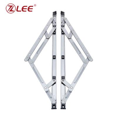 China Modern Heavy Duty 6 Bar Friction Stay Hinge For Top Hung Curtain Wall Window for sale