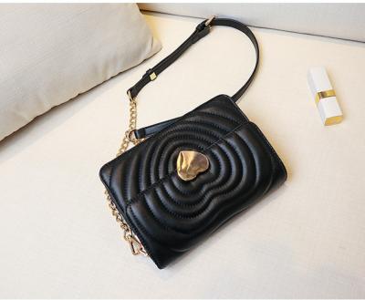 China 20cm 7cm Chain Strap Bags PU One Shoulder Messenger Bag for sale