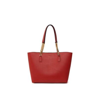 China 28cm Women's Casual Shoulder Bags Red Commuter Tote Bag for sale