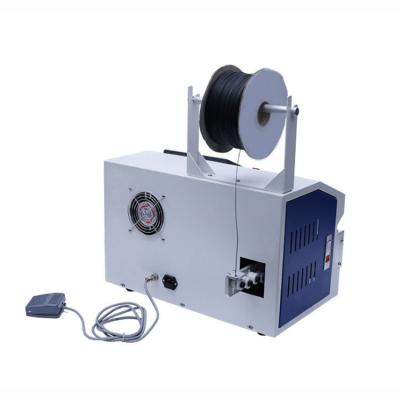 China Hot Selling 10-30mm Auto Sheathed Wire Coiling Tying Tie Winding Machine USB Data Cable Binding Tool for sale