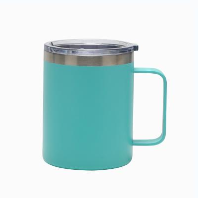 China Cheap Viable Hot Selling Custom Spill Proof Coffee Tumbler Handle Wine Cup Sublimation Custom Liner Mug for sale