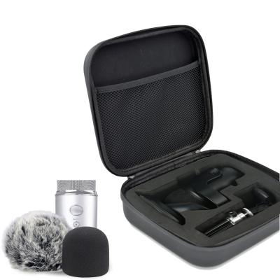 China Soft Custom Wireless Microphone Device Case Insert Carrying Case Foam Grip Rubber Travel EVA Microphone Case for sale