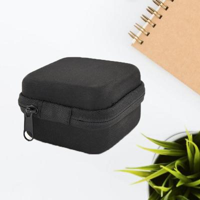 China Mutispandex Carrying Case Cheap Cost Hearing Aid Case Small Convenient Black EVA Hearing Aid Case for sale