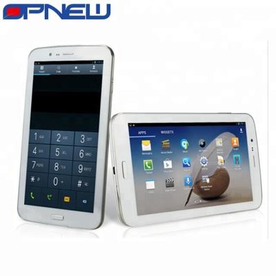 China Wholesale 3G phablet dual sim card 7 sim card quad core tablet phone 3G WCDMA GSM 7