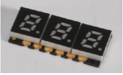 China Pantalla LED SMD de tres dígitos 0,2 pulgadas siete segmentos para interiores en venta