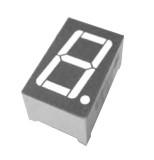 China 7 Segment Led Segment Display 0.8 Inch Single Digit With Through Hole Technology for sale