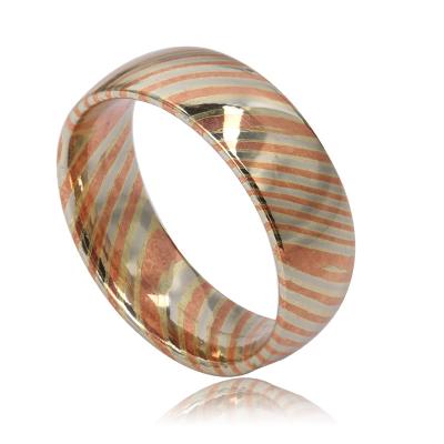 China Fashionable best selling rings ring men mokume gane cooper rings wedding for sale