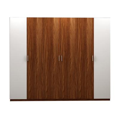 China Simple Design Contemporary Economical High Grade Wood Six Door Cabinets for sale