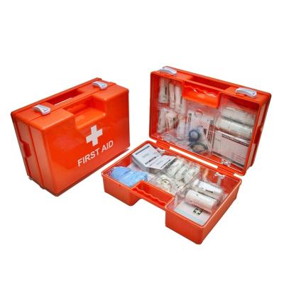 China Sturdy And Durale Logo Custom First Aid Medical Kit Wall Mounted First Aid Box With Lock for sale