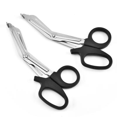 China High Quality Curved Medical First Aid Care Stainless Steel Shears Lister Trauma Bandage Scissors for sale