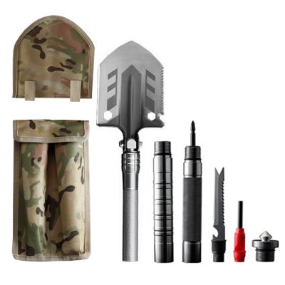 China Survival multi-functional folding tactical shovel camping shovel military folding shovel for sale