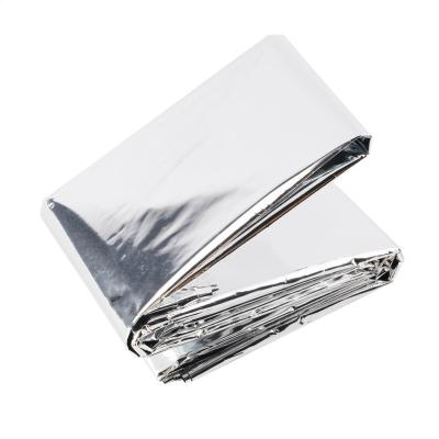 China Outdoor Waterproof Windproof Aluminum Foil Emergency Thermal Insulation Blanket for sale