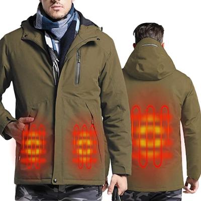 China Sidiou QUICK DRY Group Coat Men Women Trekking Softshell Electric Jacket Winter Smart Rechargeable Waterproof Passionate Jacket for sale