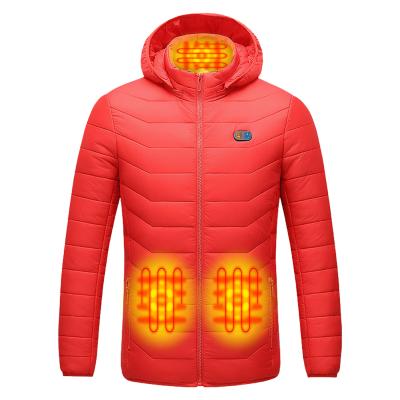 China Sidiou Group Men and Women Winter USB Reversible Massage Heated Heating Adjustable Coat Double Switch Temperature Electric Jacket for sale