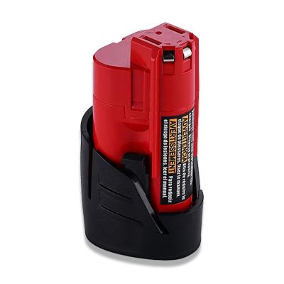 China Replacement Power Tools 12V 1.5Ah 2.0Ah 2.5Ah Li-ion Battery Compatible with Milwaukee M12 48-11-2411 48-11-2420 48-11-2401 Cordless Tools for sale