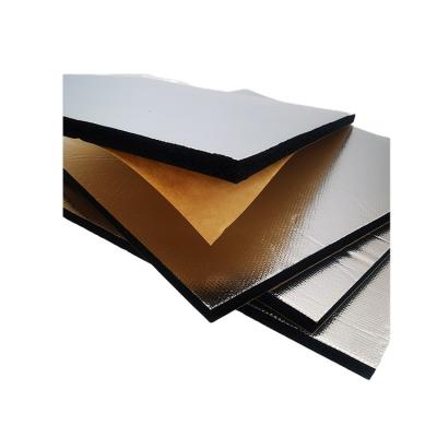 China ALUGLASS Nitrile Rubber Foam Insulation Sound Deadener Liner NBR Rubber Insulation Sheet 03 for sale