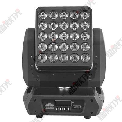 China Wedding Stage China Led Matrix Light 5x5 Matrix Head Moving 25X15w RGBW Led Matrix Head Moving With Dot Control for sale