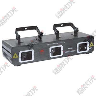 China Bar 3 Eyes Festival Main Splice Club Laser Light Animation RGB 3 Bar Full Color Laser Light Show for sale