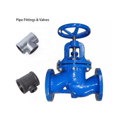 China General DN40 to DN600 Ductile Iron Cast Steel Bellows Seal Flanged Ball Valve Fire Fighting Valves and Fittings for sale