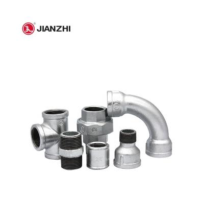 China JIANZHI Competitive Price Hot Dip Galvanizing Fittings Window Pipe Fitting 2-1/2