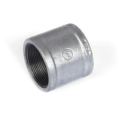 China Malleable iron pipe fittings connectors sockets and couplings equal for sale