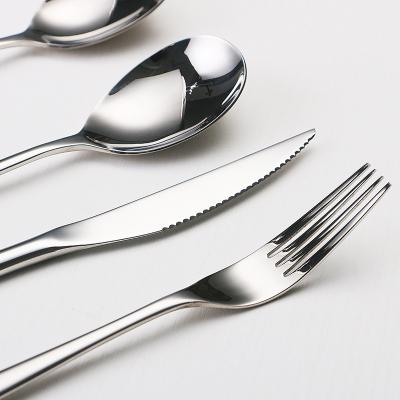 China 304 Mirror Polished 18/8 Stainless Steel Sustainable Hotel Restaurant Cutlery Flatware for sale