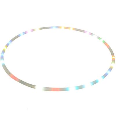 China 2cm Diameter HDPE Outer Tubing 2 Built In Professional Wholesale Polynesian Dancing Ring And Hoops With Led Multi Colors 80cm Flashing Light AAA Batteries (Not Include) For Adults for sale