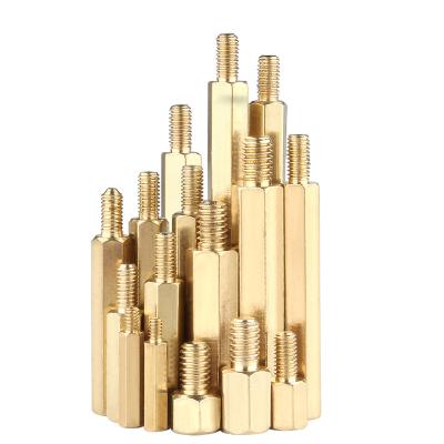 China Chassis Motherboard Spacer Interval Screw M4 Male MI Brass Screws 6 - 60 mm Long Column Nut Bolts for sale