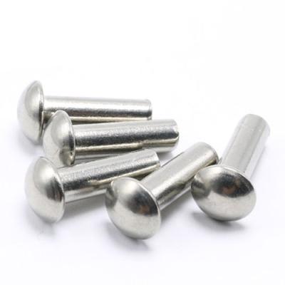 China Reusable Environmental Friendly Semicircular Stainless Steel Stock Head Solid Round Head Stainless Steel Rivet for sale