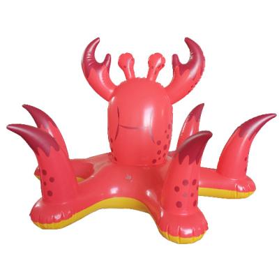 China Water Fun Sets New Design Pool Floating Toys Set Crab Shape Ring Toss Game Indoor&Outdoor Inflatable Water Party Toss Game Set For Kids Adults children for sale