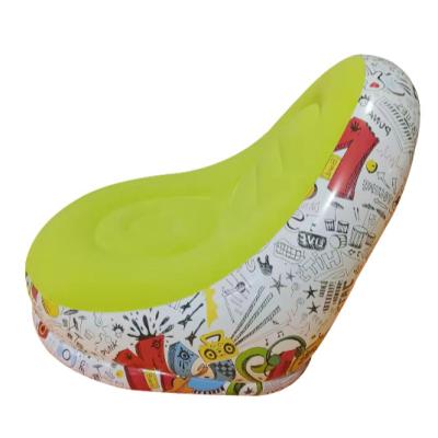 China Wholesale Portable Foldable Outdoor Orange Green Inflatable Bed Space Saver Adult Sleep Lounger PVC Lazy Sofa Other for sale