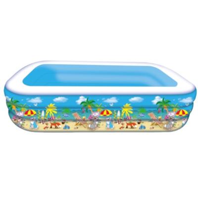 China Water Fun Sets Swimming Pool Center Animals Family Inflatable Small Happy Swimming Pool for sale