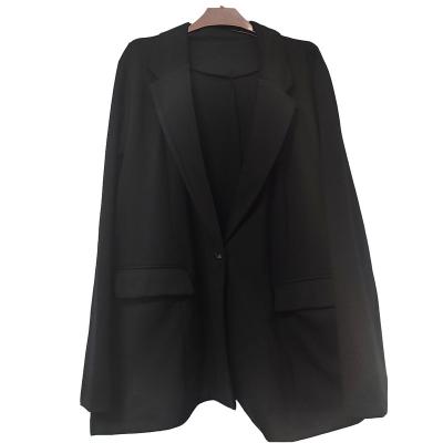 China Black Casual Jacket Womens Suit Loose Breathable Light Weight for sale