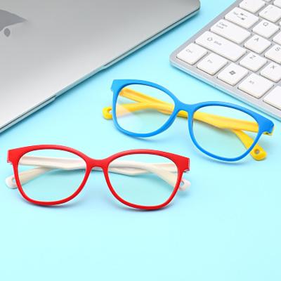 China Popular Classic Square Frame for Children Anti Optical Glass Children Glasses Kids Blue Light Blocking Computer Glasses for sale