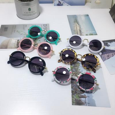 China Fashion Sunglasses 2020 New Sunglasses for Children Kids Baby Glasses Round Frame Metal Boys and Girls Shades Sun Glasses for sale