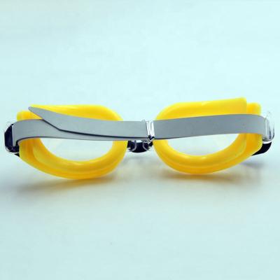 China New Arrival Curved Glass Anti Fog UV Protection Waterproof Designed Swimming Goggles For Wide Vision for sale